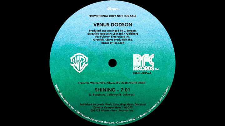 Venus Dodson - Shining (Disco - Funk 1979) [HQ]