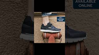 Skechers Online Exclusive Men Sport Track Syntac Casual Shoes 232398 Nvy Memory Foam Kasut Sneaker