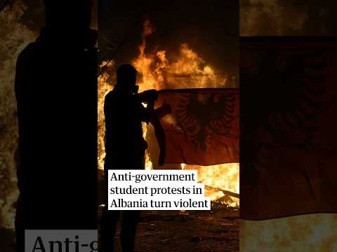 Anti-government student protests in Albania turn violent