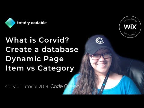 Corvid Basics: Create a Database, Presets, Dynamic Item vs Category, Import Data