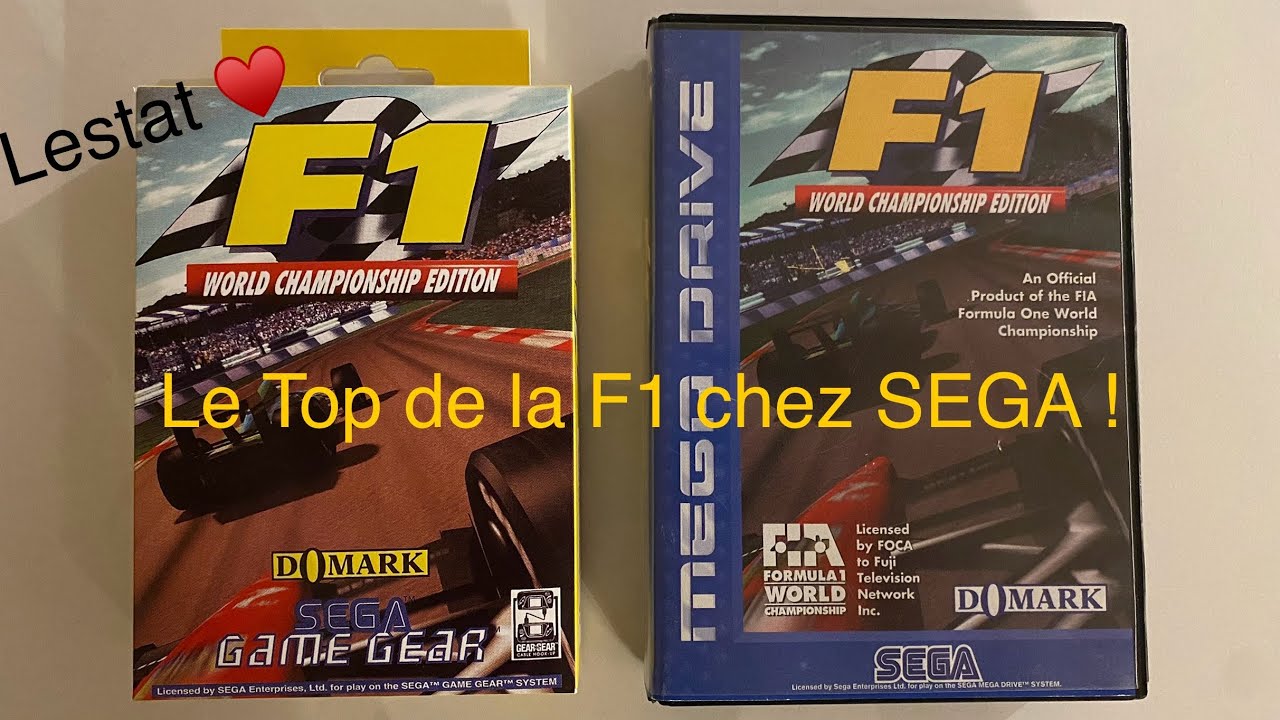 LE TOP DE LA F1 sur SEGA MEGADRIVE & GAME GEAR ! 