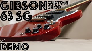 Gibson Custom Shop 63 SG Demo - YouTube