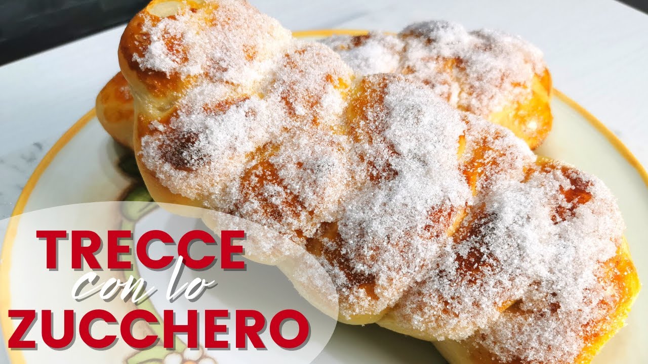 TRECCE DOLCI con lo zucchero