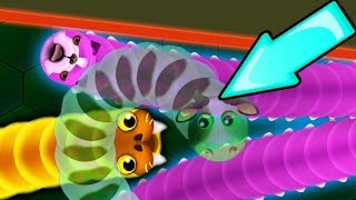Wormax.io - MONSTER GIANT WORM // Wormax.io WORLD RECORD (Wormax.io Funny Moments)
