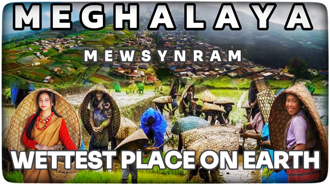 Meghalaya: World's Wettest place on Earth 🌍 | Mawsynram Village | North ...