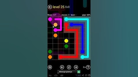 Flow Free - Regular Pack 8 x 8 Level 25