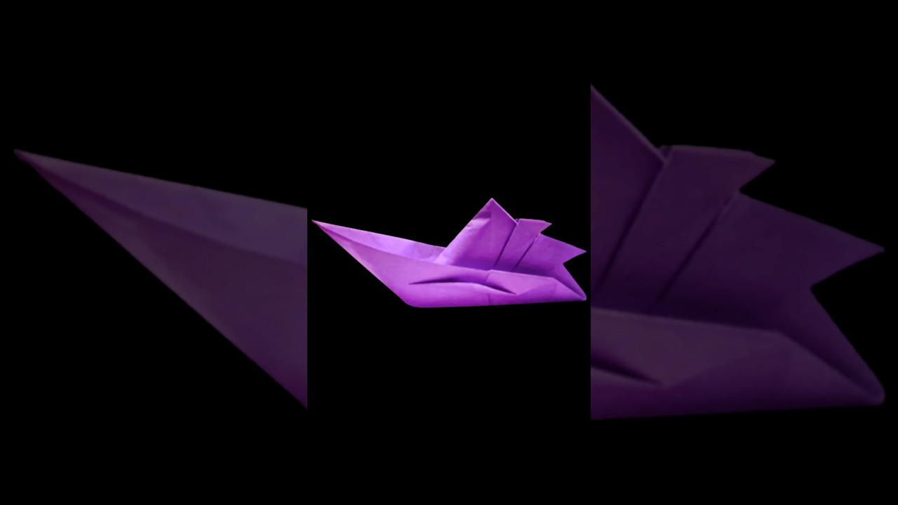 How to Make an Easy ORIGAMI PAPER BOAT | ORIGAMI SAIL BOAT by