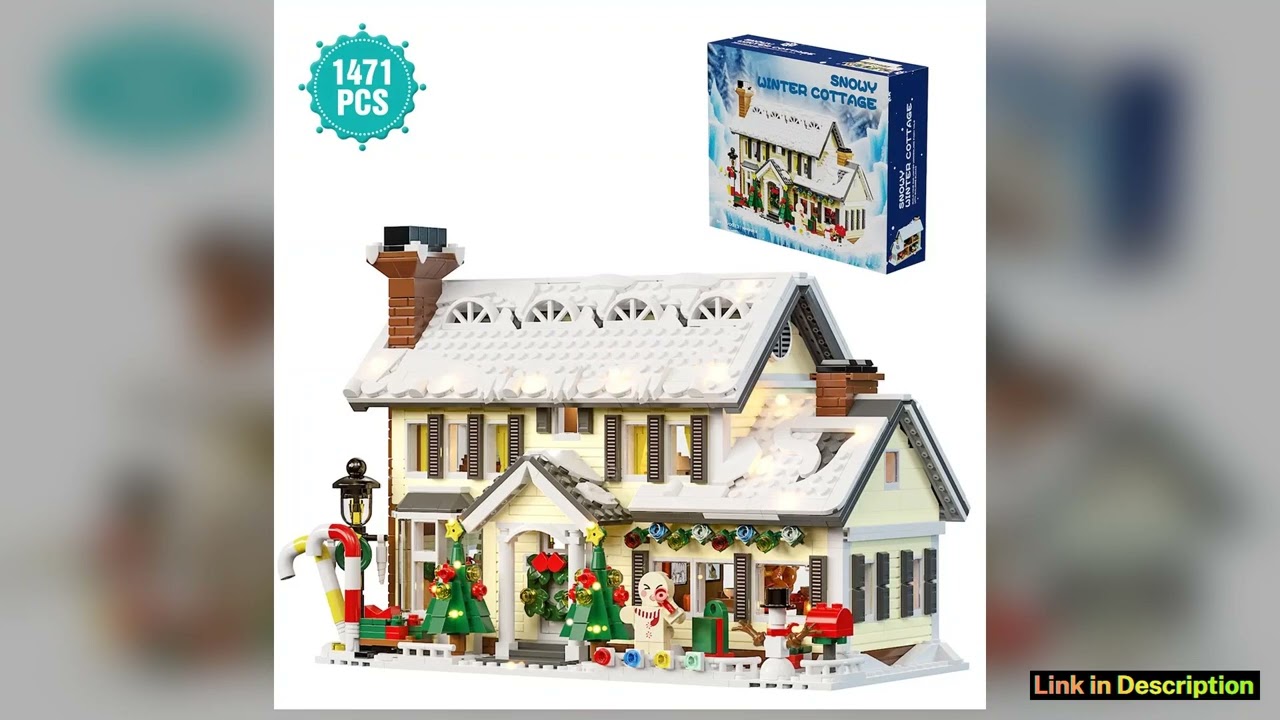 HOT Christmas Holiday House Building Set Christmas House Compatible with Legoed Gifts for Boys