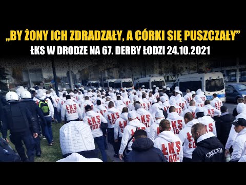 ŁKS w drodze na 67. Derby Łodzi 24.10.2021