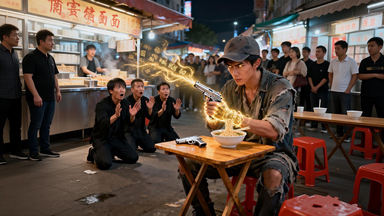 Бандиты ограбили ресторан,но парень в углу оказался метким стрелком и застрелил их с одного выстрела