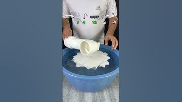 PROBEER TE RADEN HOEVEEL TISSUE PAPIER ER NODIG WAS! #asmr #voldoening #experiment