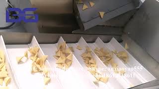 Full Automatic Fried Puff Corn Bugles Extruder Extruded Wheat Flour Fried Snack Food Bugles Machine