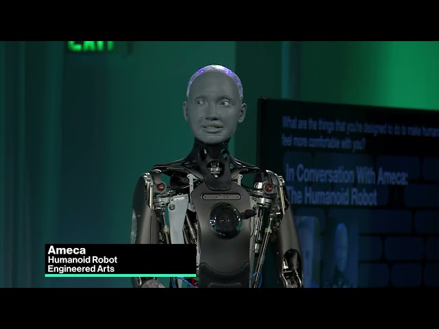 Ameca Says AI Robots Won