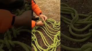 making a rope stretcher #tips #ropestretcher #rescue #evacuation
