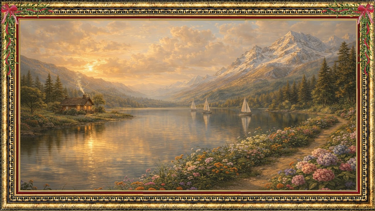 Vintage Nature Painting for Frame TV | Elegant 4K Wall Art