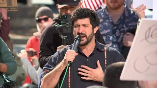 U.S. Rep. Greg Casar speaks at anti-ICE protest