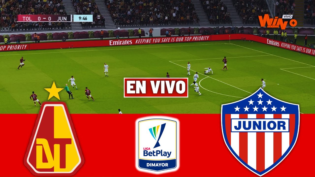 TOLIMA vs JUNIOR DE - PARTIDO DE HOY EN VIVO - FINAL LIGA DE COLOMBIA ...