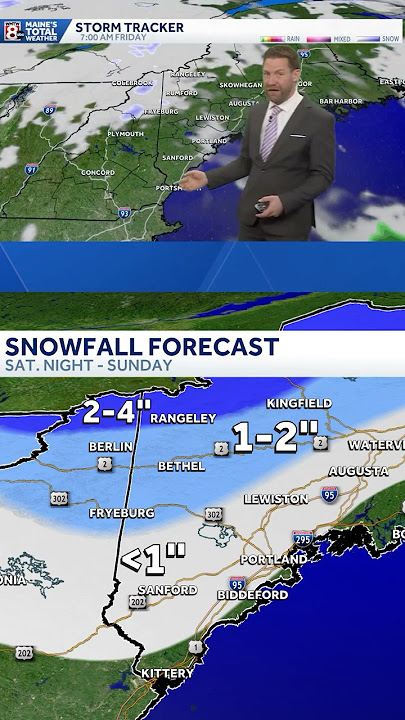 Maine to see winter weather this weekend: Timeline for snow, sleet, freezing rain and rain