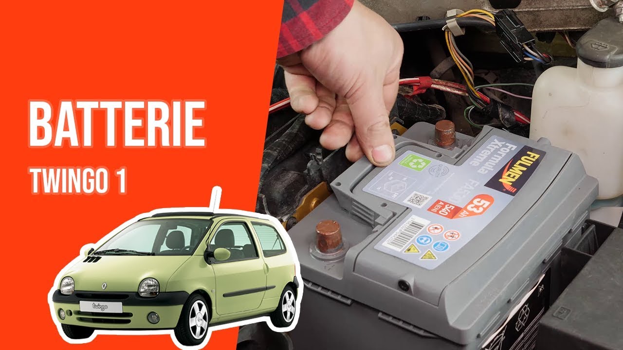 Changer la Batterie TWINGO 1 1.2 8V 🔋 YouTube