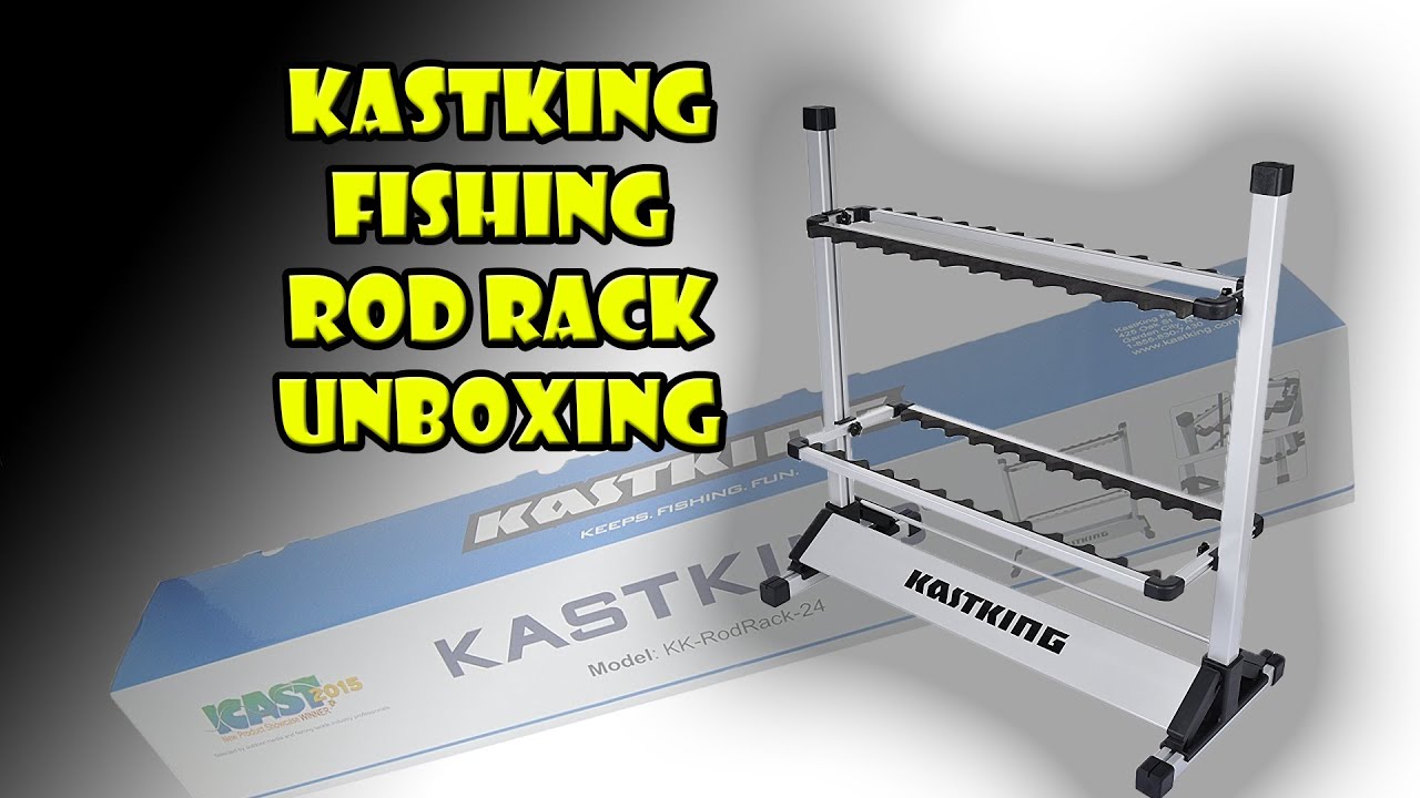 Unboxing Kastking Fishing Rod Rack - up to 24 Rods! 