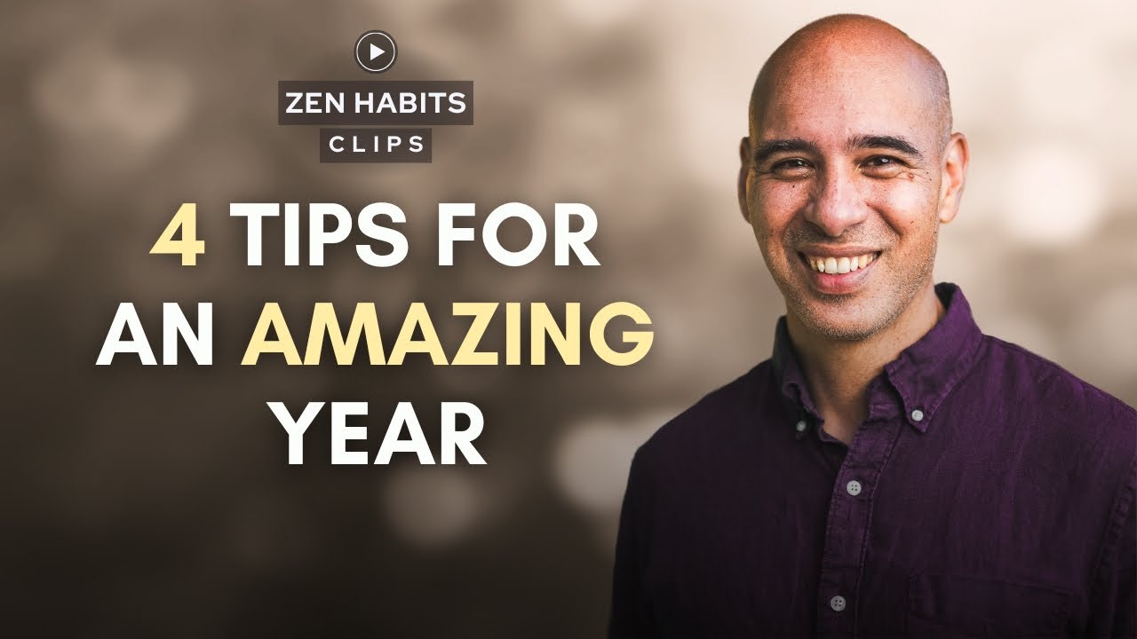 4 Tips for an Amazing Year