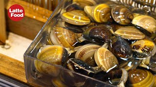 街頭暗黑料理！蛤蜊的各種作法│Street dark cuisine! Various ways of making clams│ Shilin Night Market in Taiwan by Latte Food 拿鐵美食 11,382 views 3 years ago 6 minutes, 16 seconds