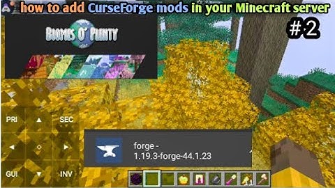 How To Install Forge And Mods In PojavLauncher in Android 2023 ! (Minecraft Java On Android(