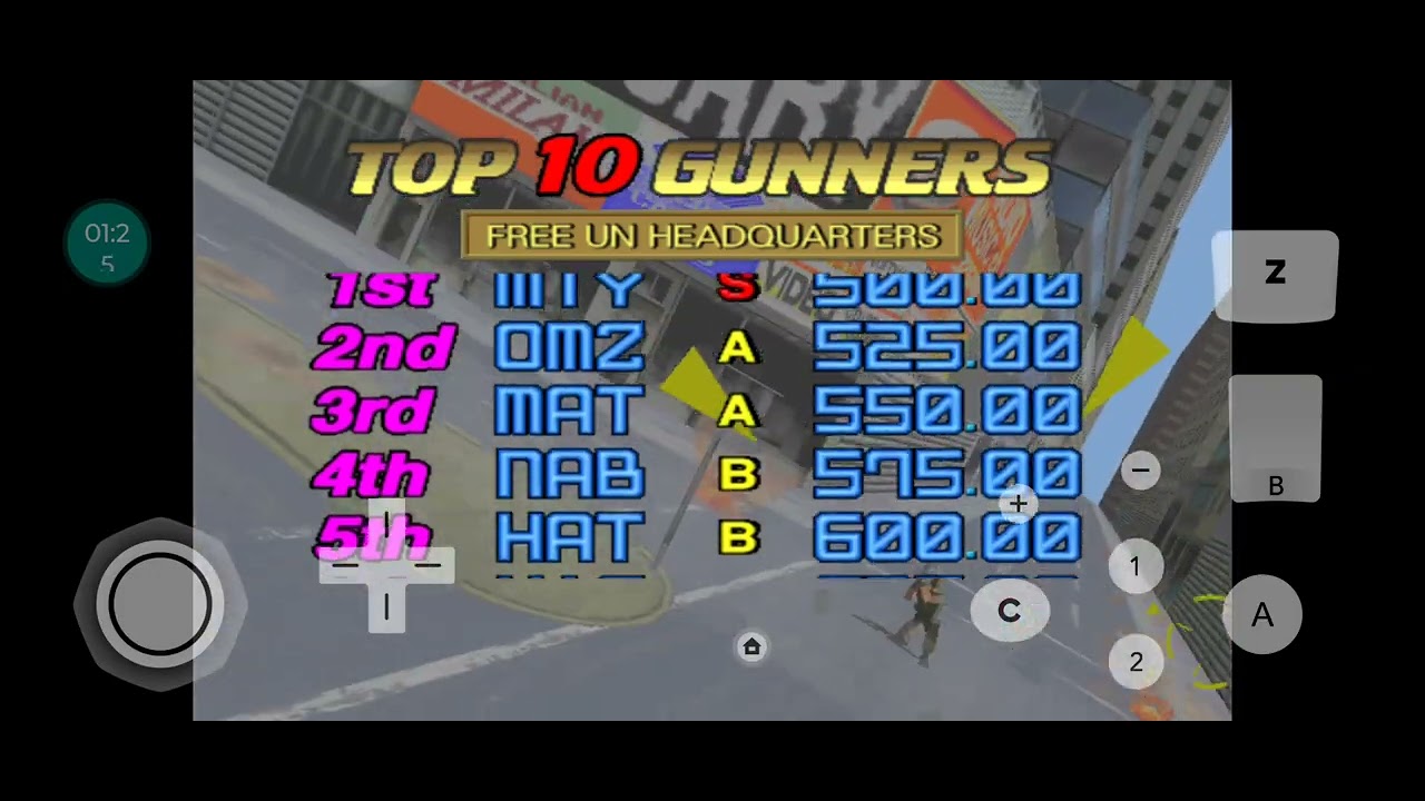 Gunblade NY Arcade Attract Mode 