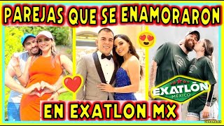 EXATLON MX - PAREJAS QUE SE FORMARON EN EL PROGRAMA - ROJOS Y AZULES | TODAS LAS TEMPORADAS - 🥰
