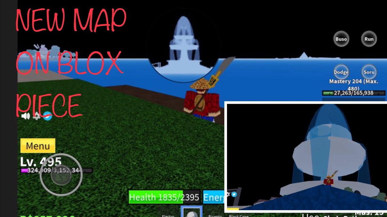 New Map Mystery Map Blox Piece On Roblox Updateee Youtube - blox piece new world map