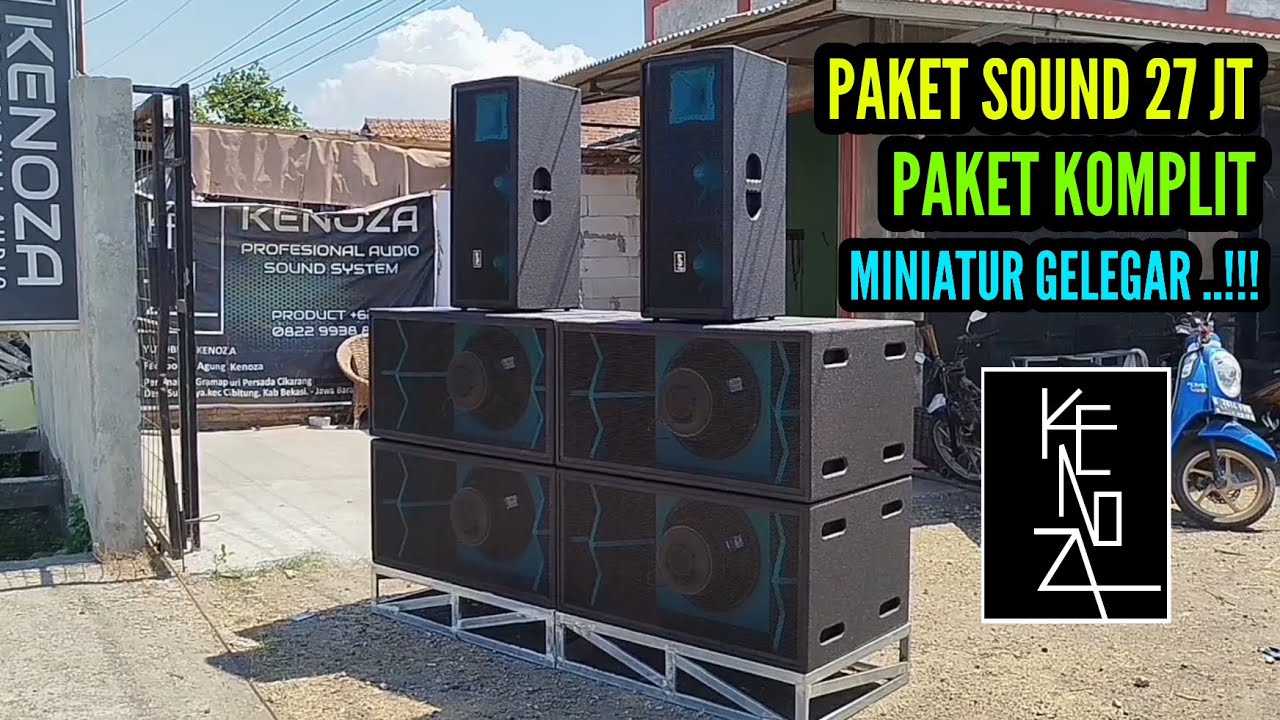 Paket sound murah berkualitas 27jt full set komplit