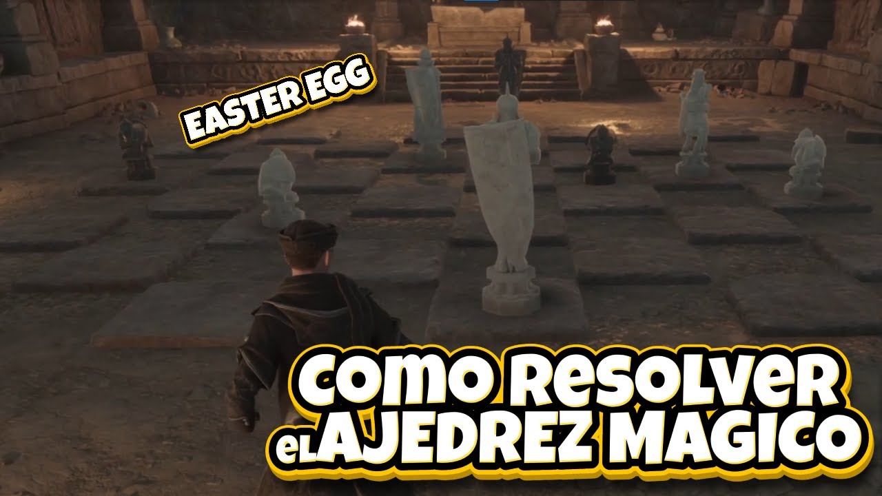 🧙 COMO RESOLVER el EASTER EGG del AJEDREZ MAGICO en HOGWARTS LEGACY 🧙