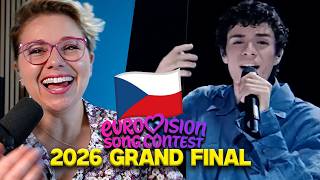 INSANE VOCLAS!! : Daniel Zizka - CROSSROADS | Czechia 🇨🇿 | Grand Final | Eurovision 2026