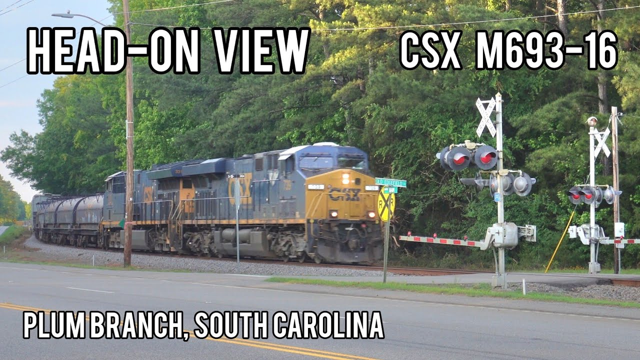 Head-On View, CSX M693-16, Plumb Branch, South Carolina - 05-18-2024 ...