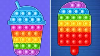 Pop it Toy 3D Game! Satisfying and Relaxing ASMR Slicing Video screenshot 5