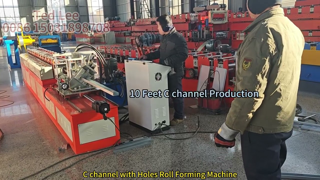 Panama C Channel with Holes Roll Forming Machine
