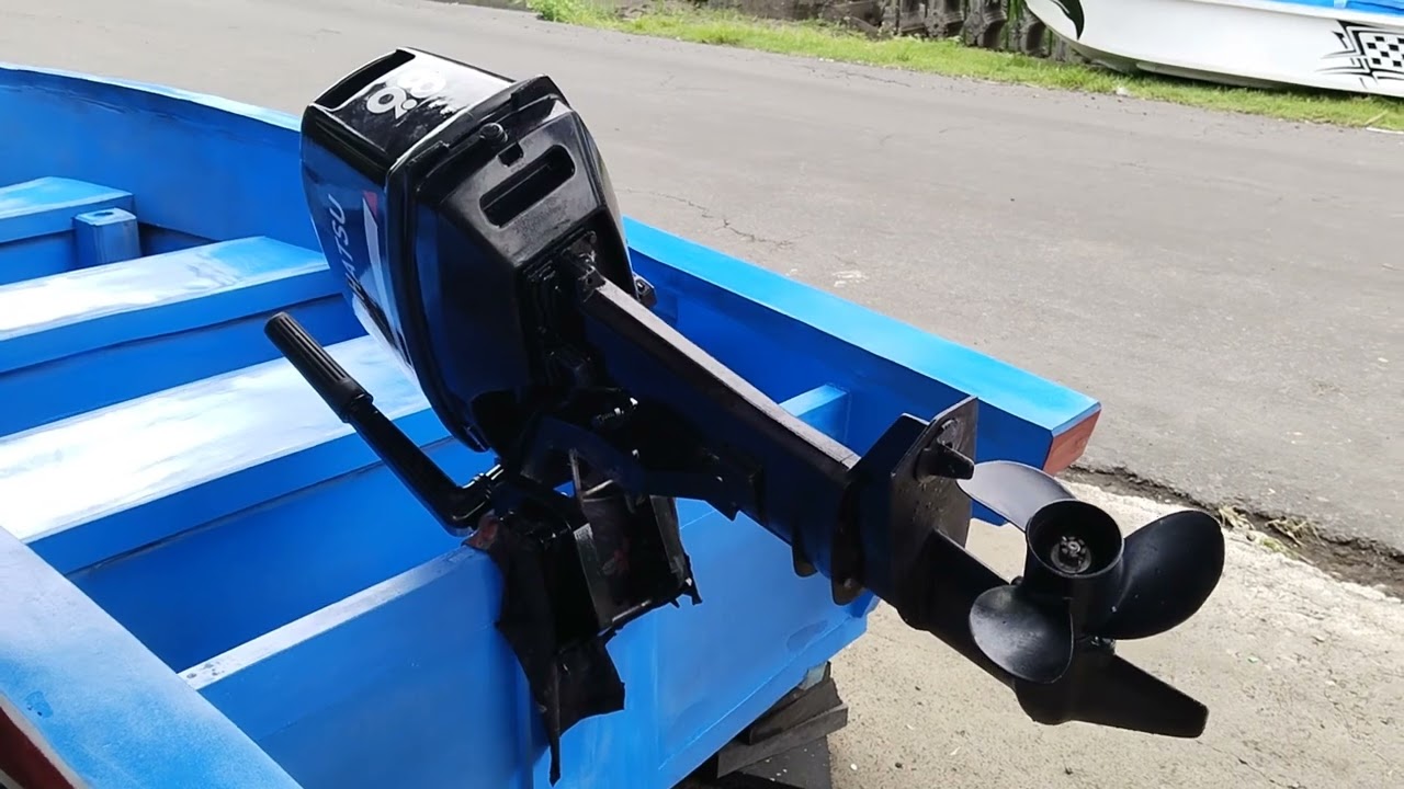 promosi sampan boat spon eva dengan mesin pendorong nya