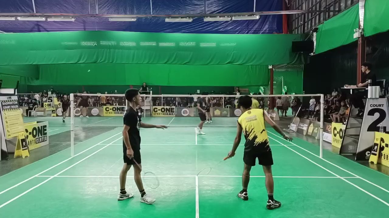 WHATDAFOX Badminton Tournament Men's G Doubles Raymund/Isaac VS Yanis/Gonzaga 10182025