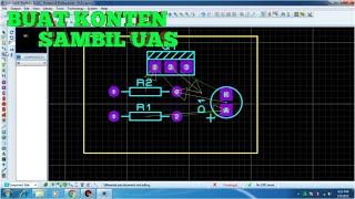 cara membuat layout pcb dengan proteus || part2