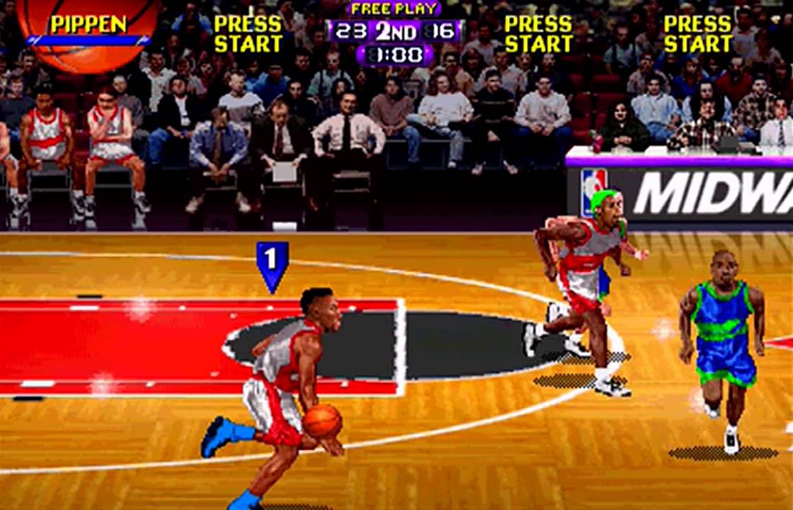 NBA Hang Time (Chicago Bulls - Dallas Mavericks) (High Voltage) (WIN) [1996] [PC Longplay]
