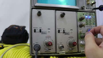 Tektronix 7603 Oscilloscope Sweeping Issue.