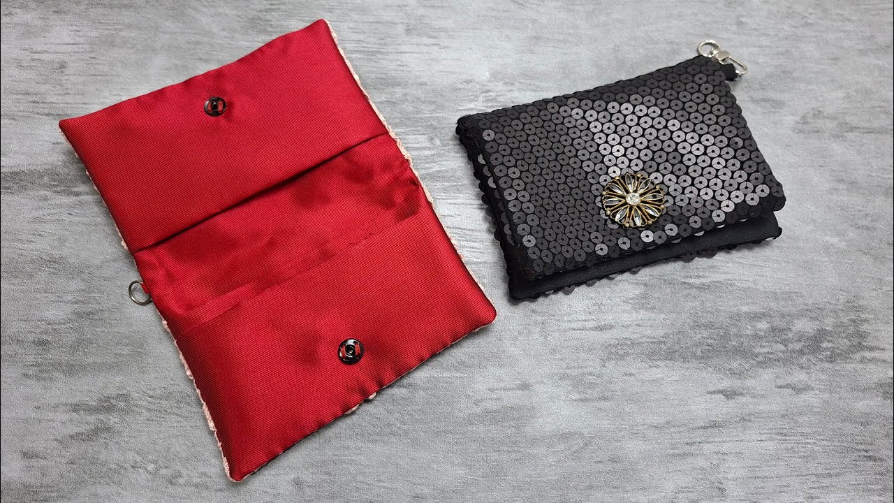 3 COMPARTMENTS WALLET  - HOW TO MAKE, STEP BY STEP