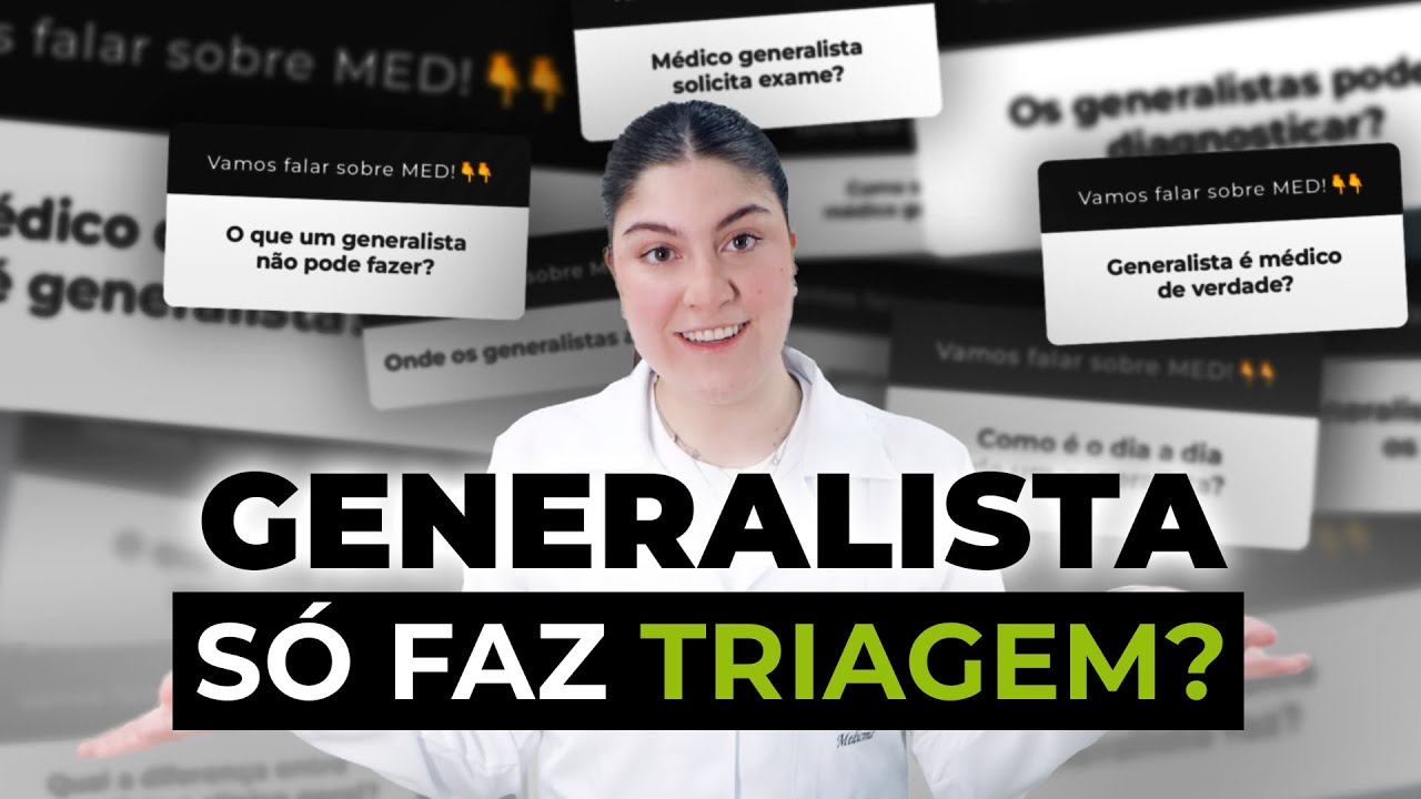 O que é um MÉDICO GENERALISTA - YouTube
