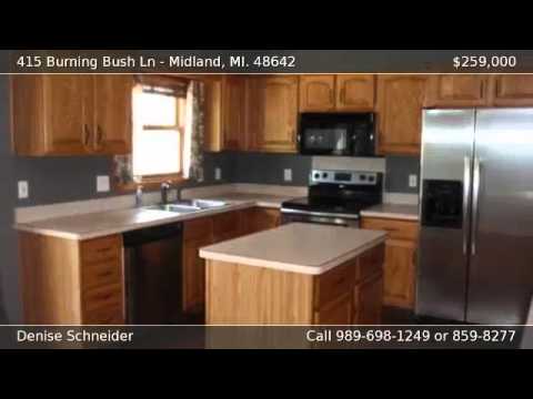 415 Burning Bush Ln, Midland, MI home video tour