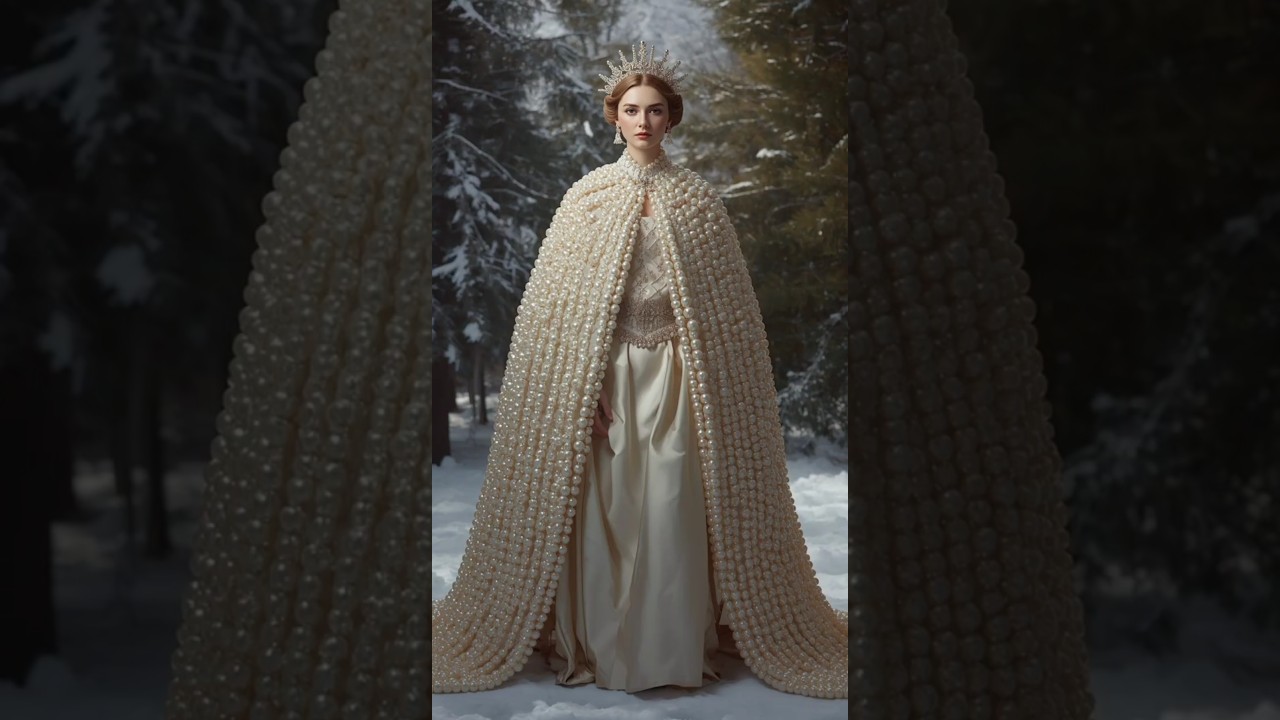 Свадебный наряд «Зимняя королева» ❄️👰‍♀️ | Кинематографическая модная фантазия