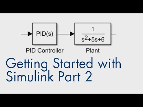 Getting Started with Simulink, Part 2: How to Add a Controller and Plant to the Simulink Model