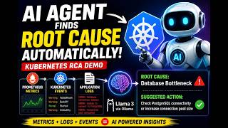 AI Finds Kubernetes Root Cause Automatically | Kubernetes AIOps Demo | Prometheus + Logs + Llama3