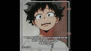 10 Quotes Anime My Hero Academia || Kata Kata Bijak My Hero Academia Bahasa Indonesia