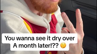 SHINY CAR STUFF CURED OVER A MONTH LATER?!! 🤓🤩🤯 Watch this for reference ☝🏽