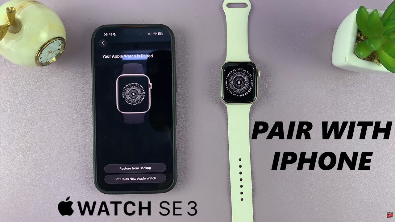 How To Pair & Set Up Apple Watch SE 3 With iPhone (Step By Step For Beginners)